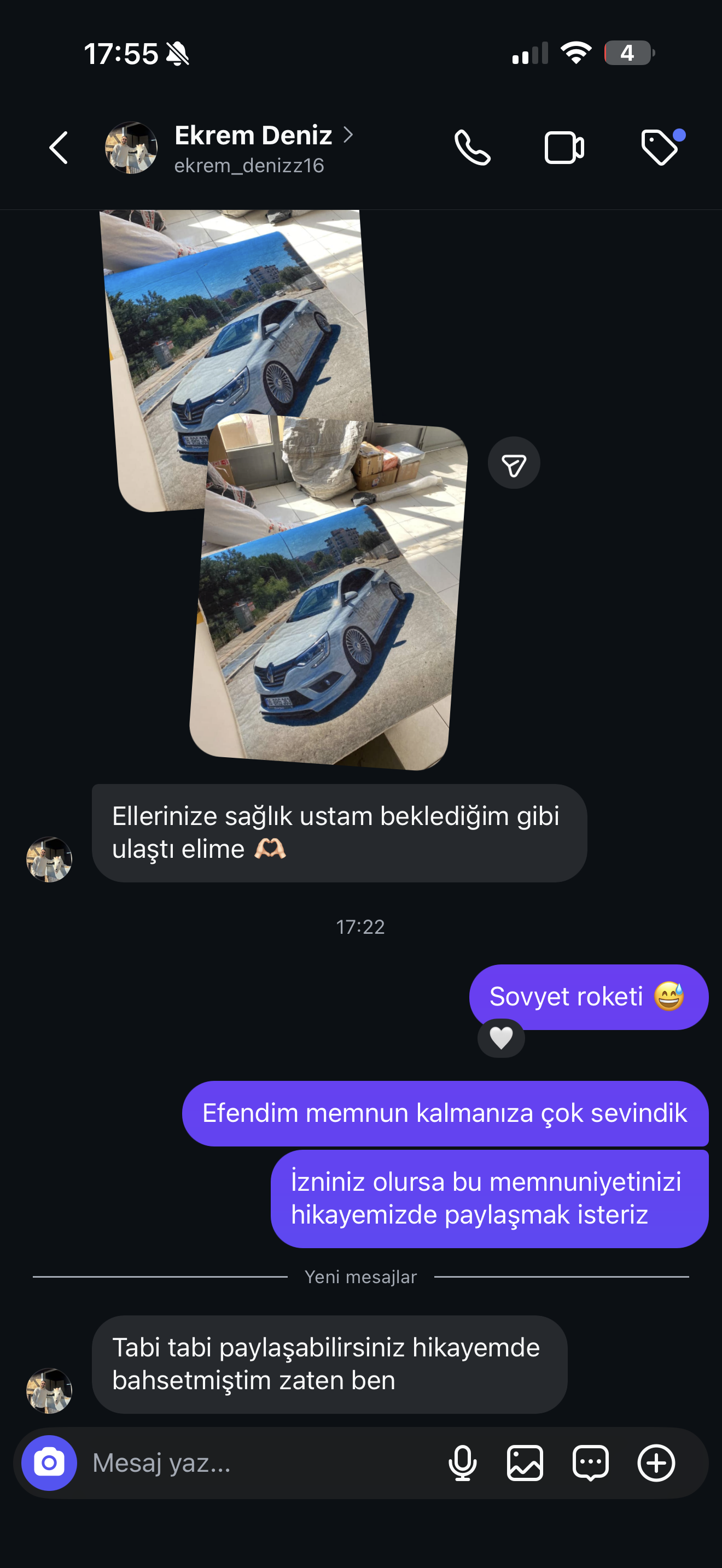 Kişiye Özel Araba Halı