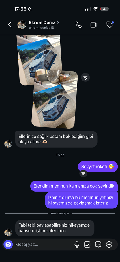 Kişiye Özel Araba Halı