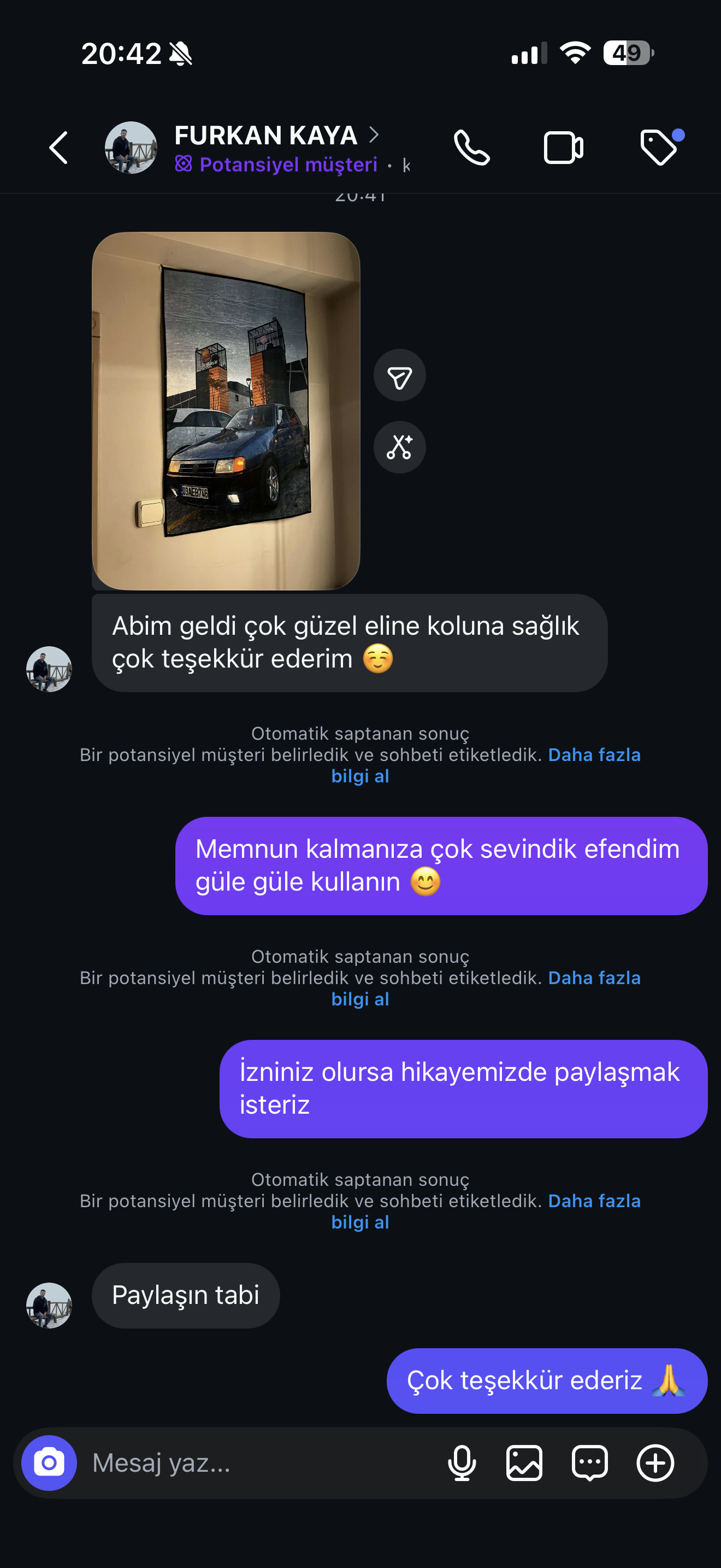 Kişiye Özel Araba Halı